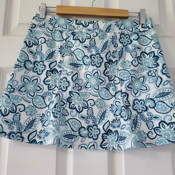 RipSkirt Hawaii Skirt SMALL 4 - 6 aqua teal Seaglass Florals Length 1 NWT - Picture 2 of 11